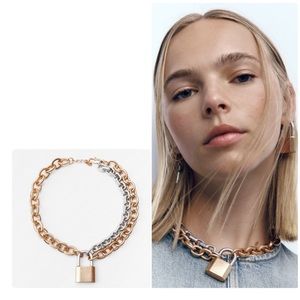 NWT Zara Padlock Necklace